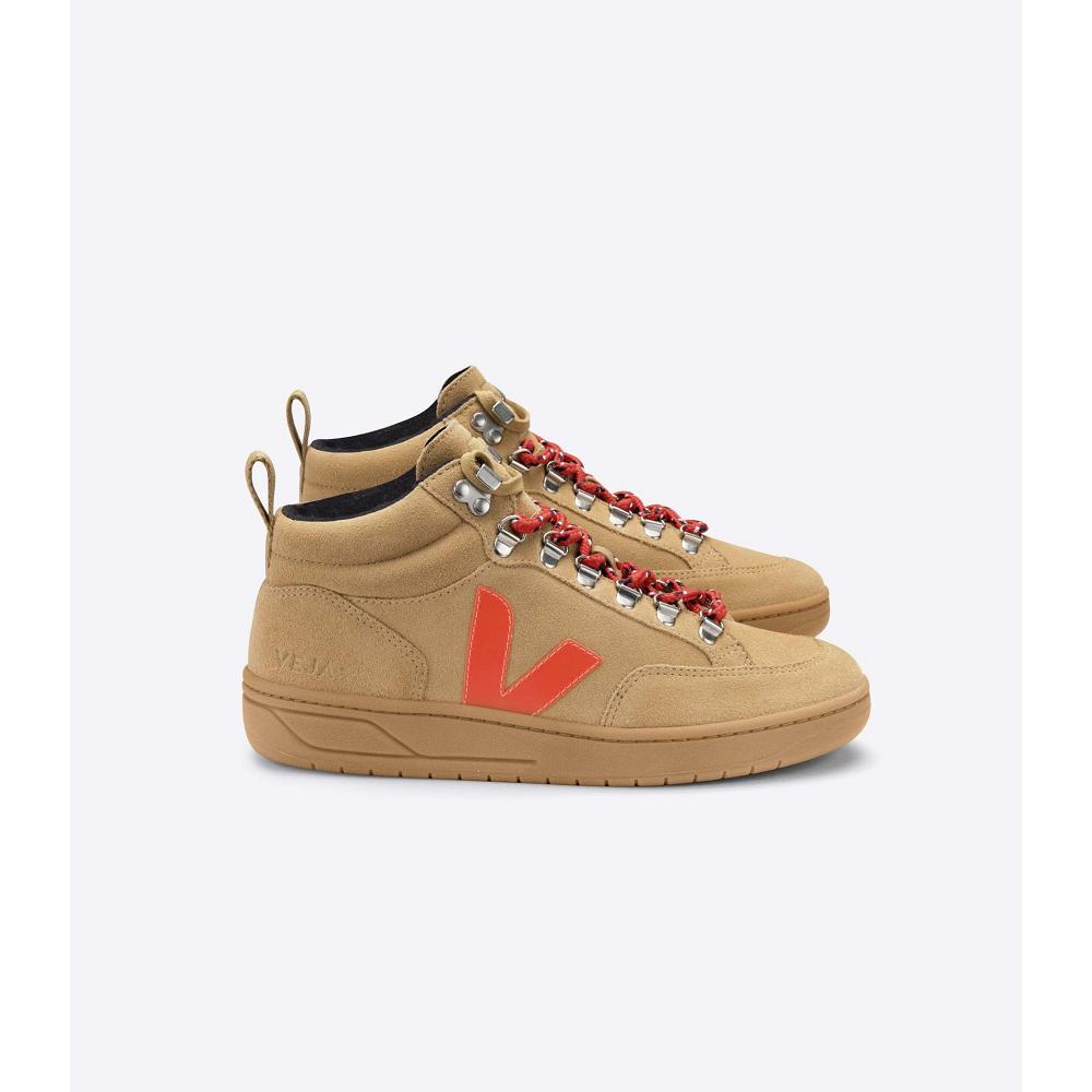 Veja RORAIMA SUEDE Women\'s High Tops Orange | CA 362GSO